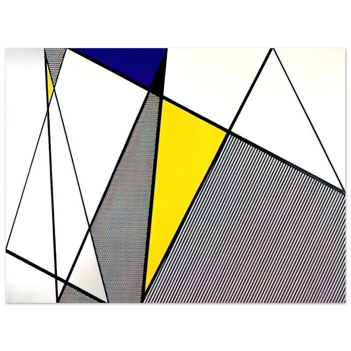 Roy Lichtenstein - PERFECT PAINTING 1 1985 75x100 cm / 30x40inches Fine Art Poster