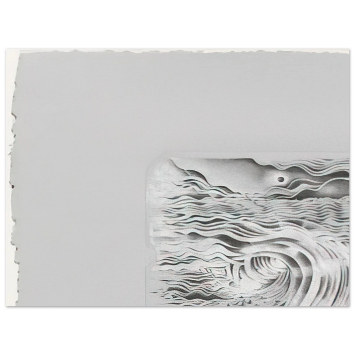 Lee Bontecou - STUDY FOR AN UNTITLED PRINT 1982 75x100 cm / 30x40inches Fine Art Poster