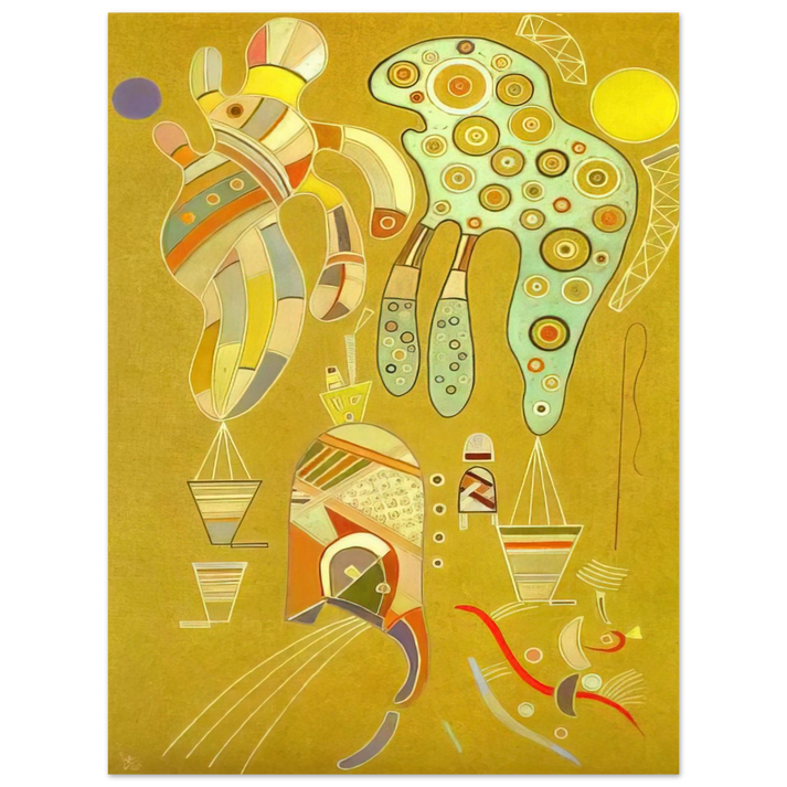 Wassily Kandinsky - UNTITLED 1941 75x100 cm / 30x40inches Fine Art Poster