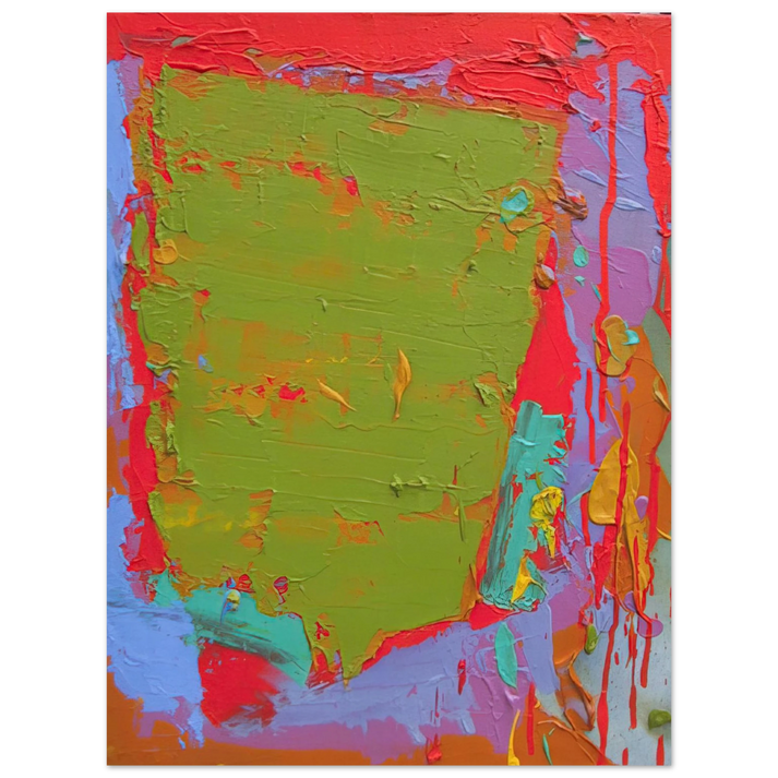John Hoyland - 21.1.75 - 1975 75x100 cm / 30x40inches Fine Art Poster