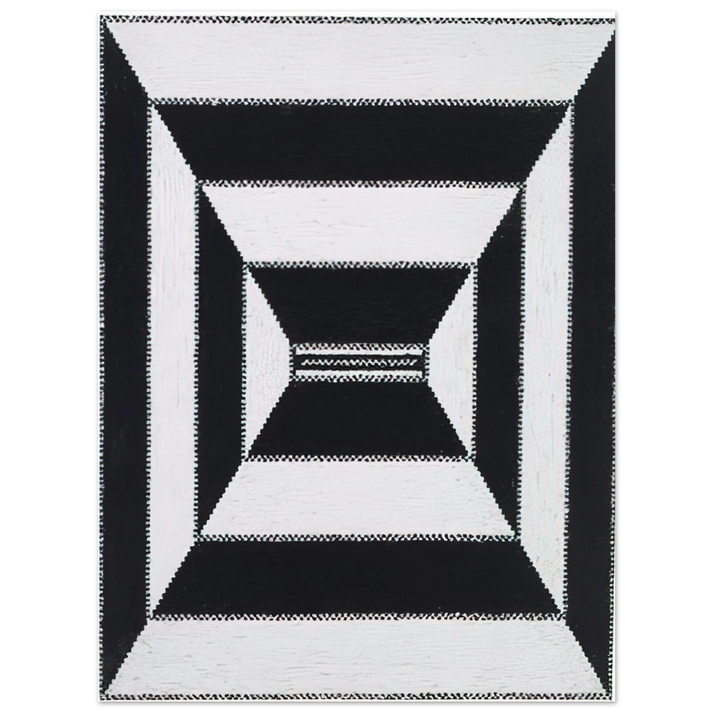Alfred Jensen - The Acrobatic Rectangle, Per Six - 1967 75x100 cm / 30x40inches Fine Art Poster