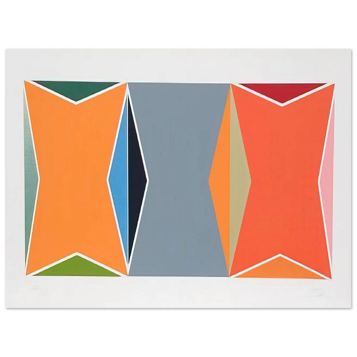 Larry Zox - Untitled 1 - 1979 75x100 cm / 30x40inches Fine Art Poster