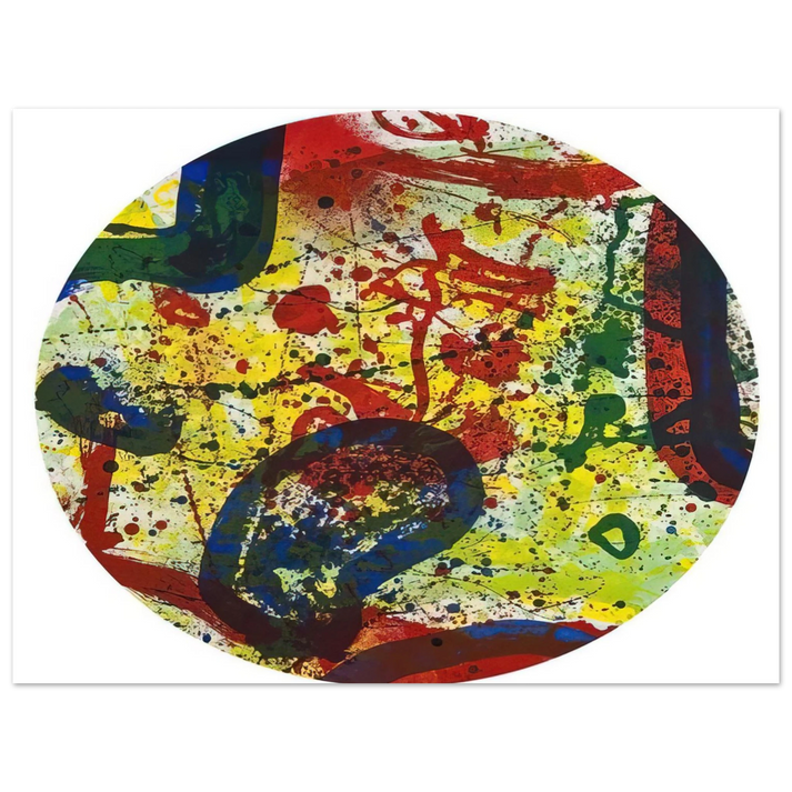 Sam Francis - untitled sfe363 75x100 cm / 30x40inches Fine Art Poster