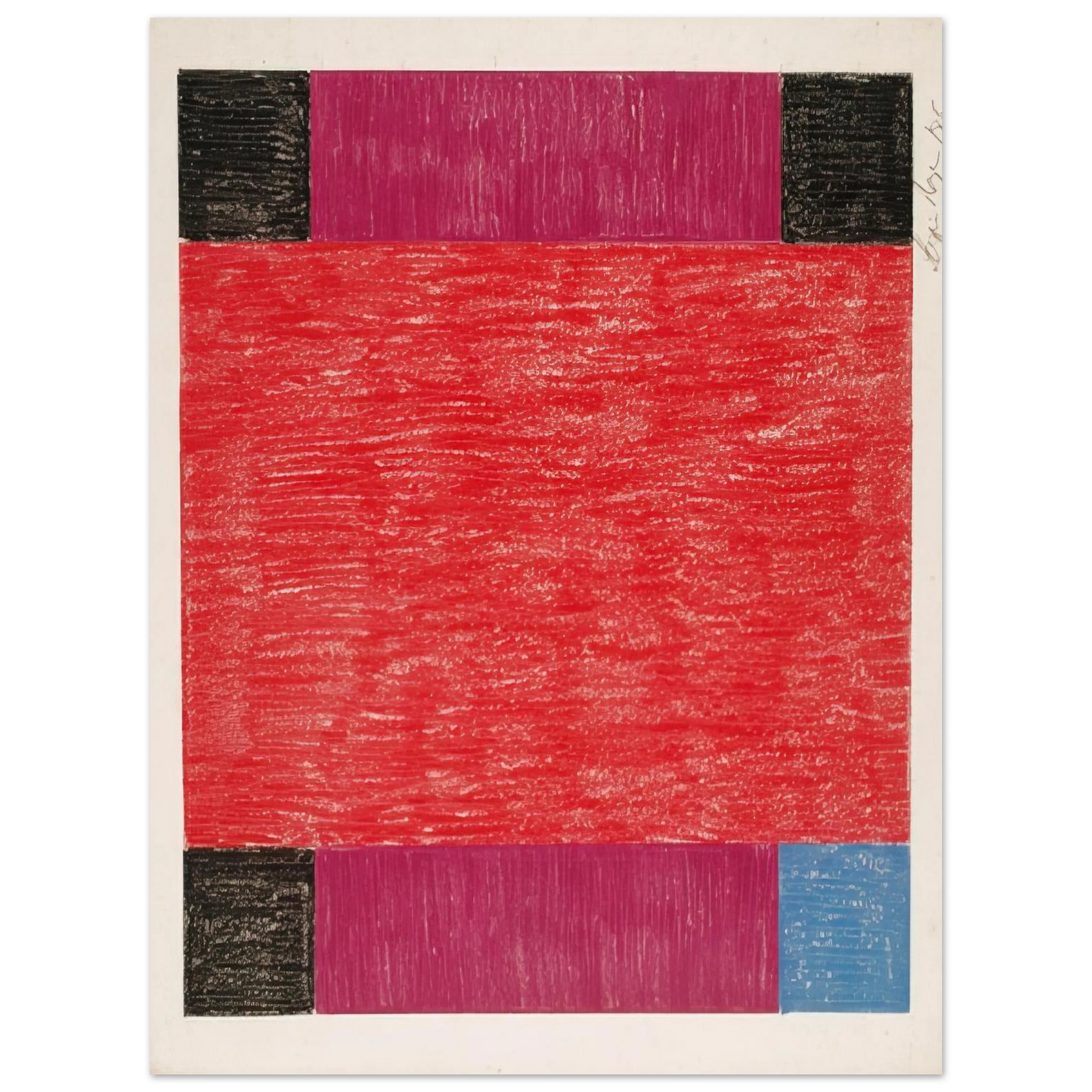 Lygia Pape - Drawing - 1985 75x100 cm / 30x40inches Fine Art Poster