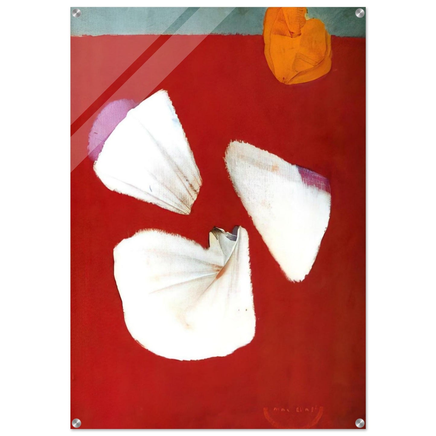 Shells and Flowers - Max Ernst Acrylic Print - 70x100 cm / 28x40″ inches