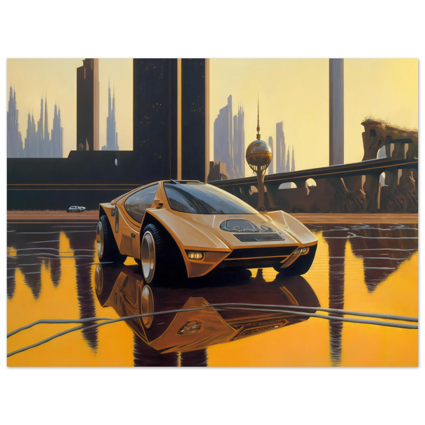 Syd Mead - Syd Mead 75x100 cm / 30x40inches Fine Art Poster