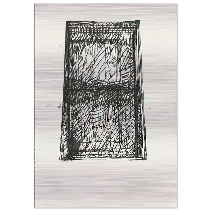 Suicide Notes - 1972 - Brice Marden Brushed Aluminum Print - 70x100 cm / 28x40 inches | Brice Marden Aluminum Print | Brice Marden Prints