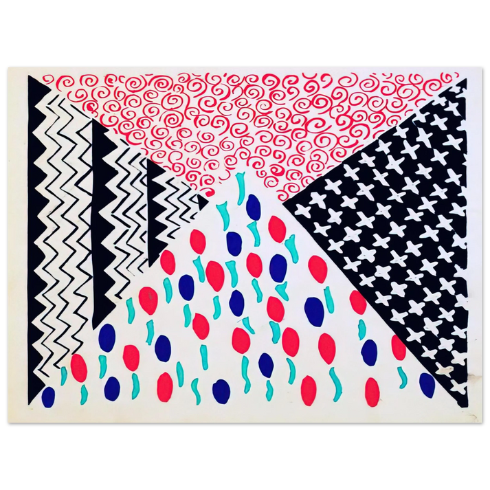 Sonia Delaunay - COMPOSITION 39 75x100 cm / 30x40inches Fine Art Poster