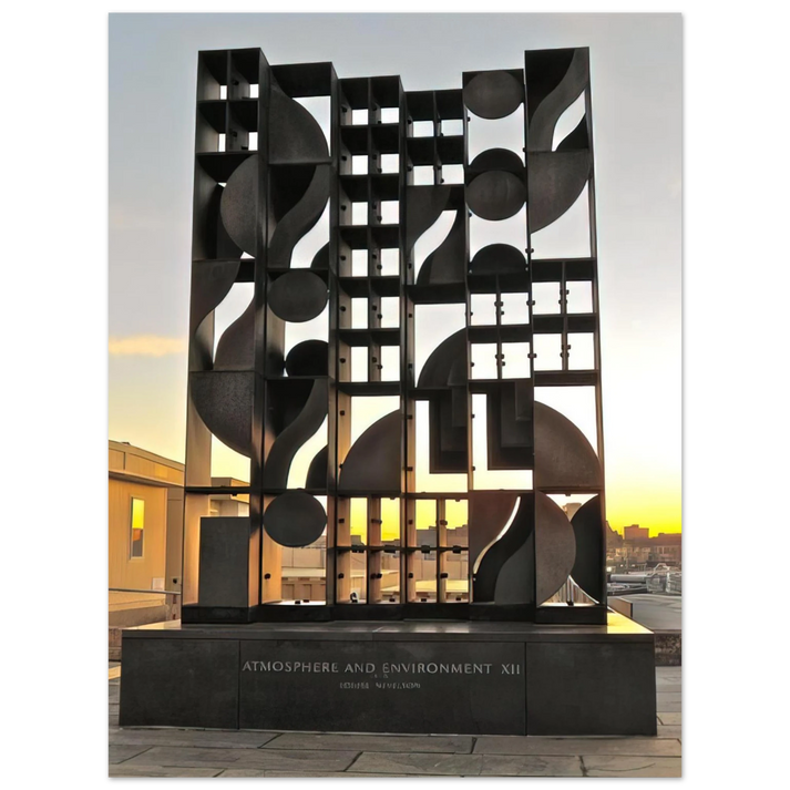 Louise Nevelson - ATMOSHERE AND ENVIRONMENT XII 1970 75x100 cm / 30x40inches Fine Art Poster