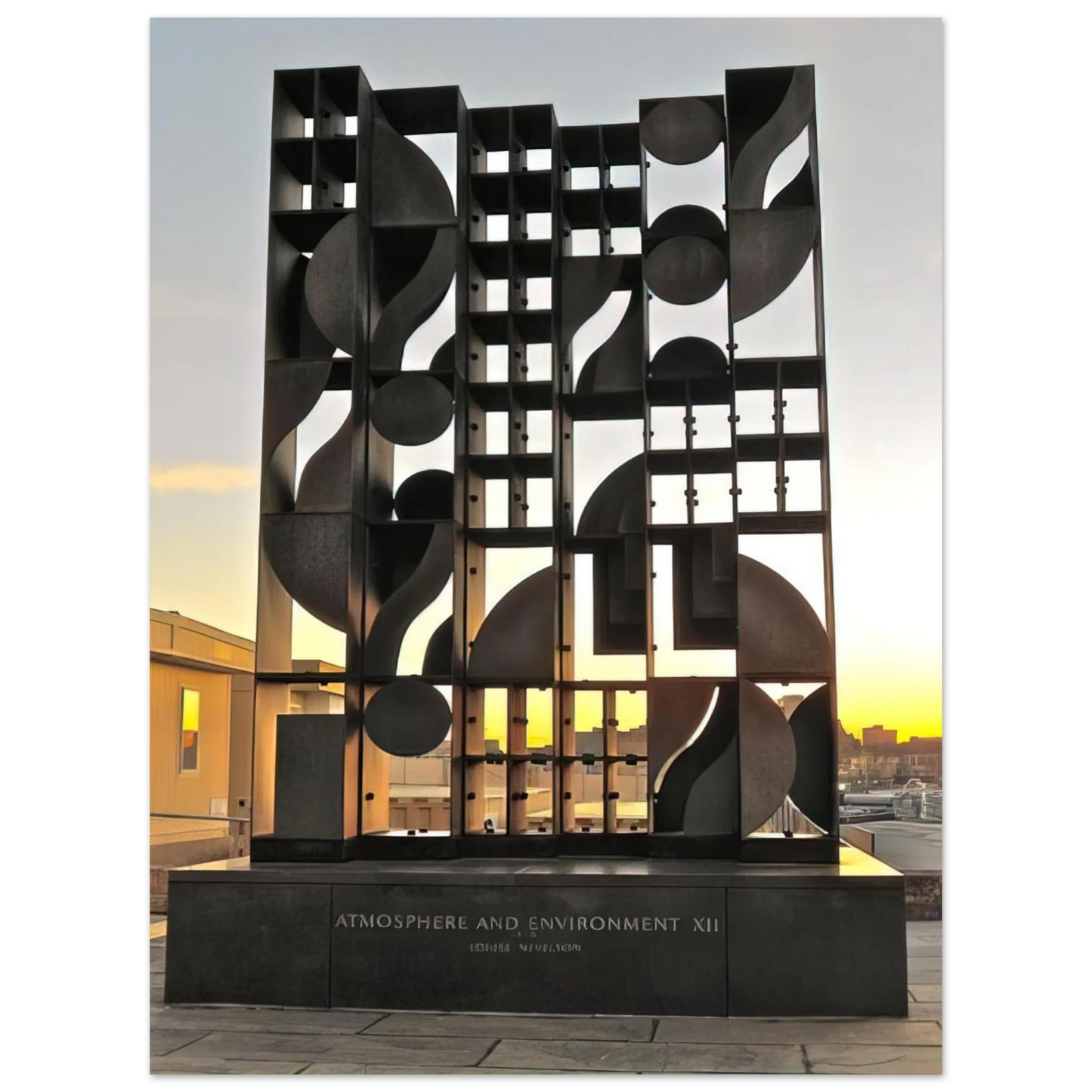 Louise Nevelson - ATMOSHERE AND ENVIRONMENT XII 1970 75x100 cm / 30x40inches Fine Art Poster