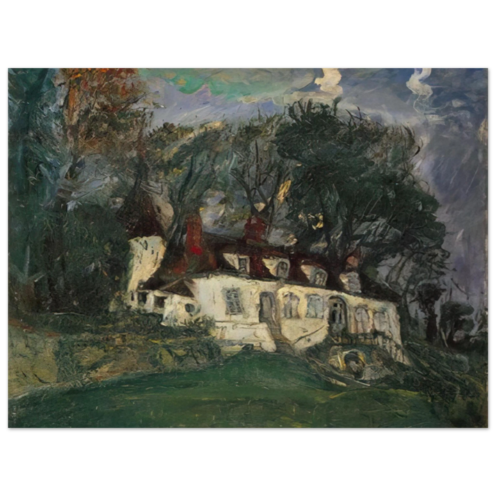 Chaim Soutine - HOUSE AT OISEME 1934 75x100 cm / 30x40inches Fine Art Poster