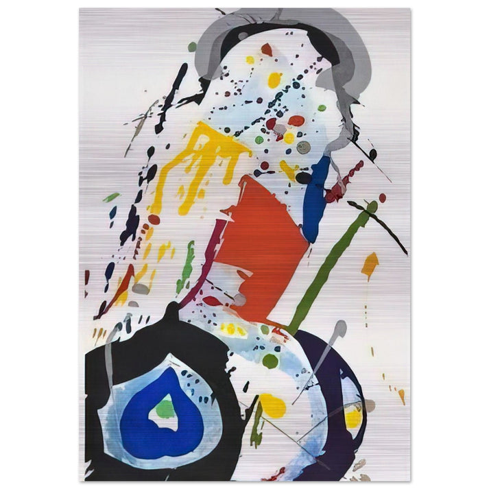 untitled sfe081 - Sam Francis Brushed Aluminum Print - 70x100 cm / 28x40 inches | Sam Francis Aluminum Print | Sam Francis Prints