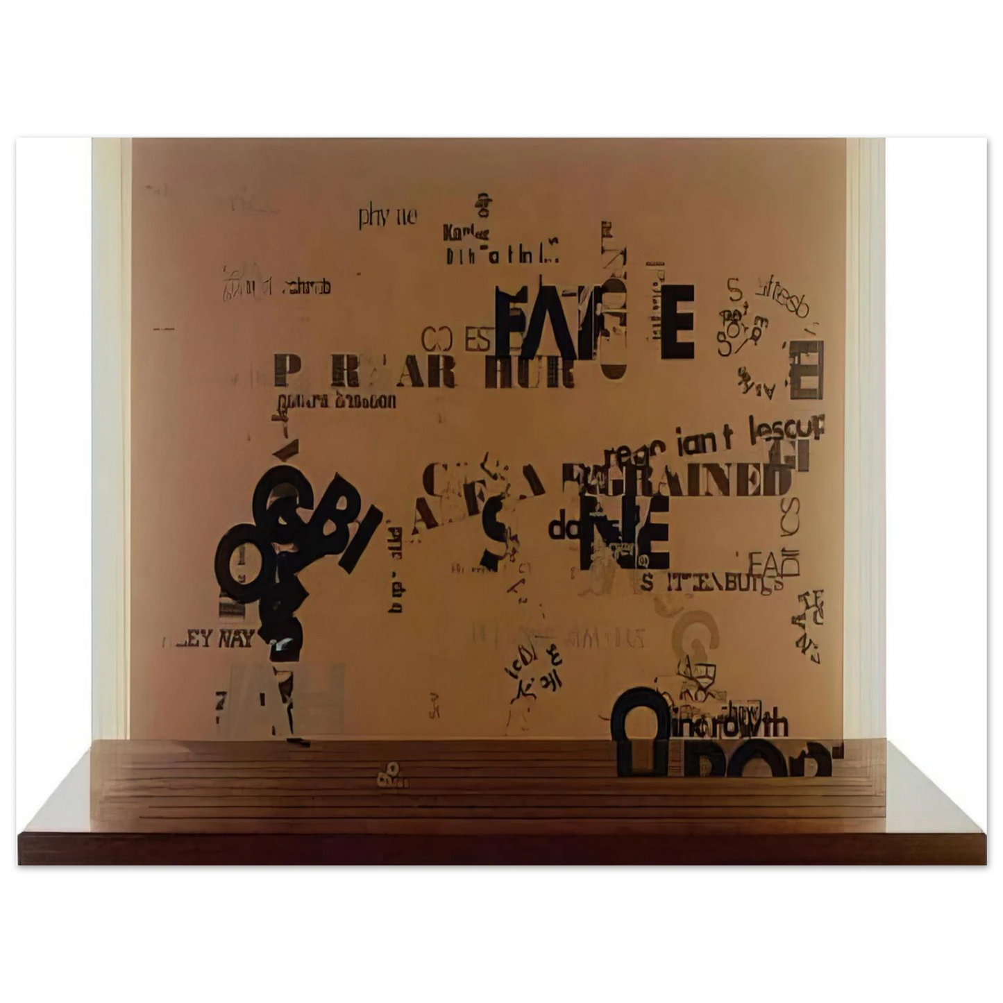 John Cage - Not Wanting To Say Anything About Marcel, I - 1969 75x100 cm / 30x40inches Fine Art Poster