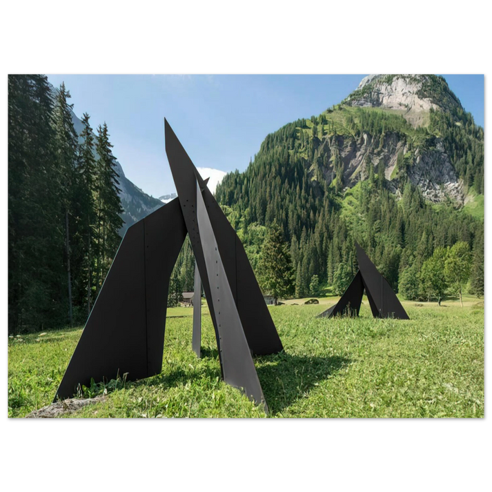 Alexander Calder - FOUR PLANES ESCARPE 1967 Fine Art Poster