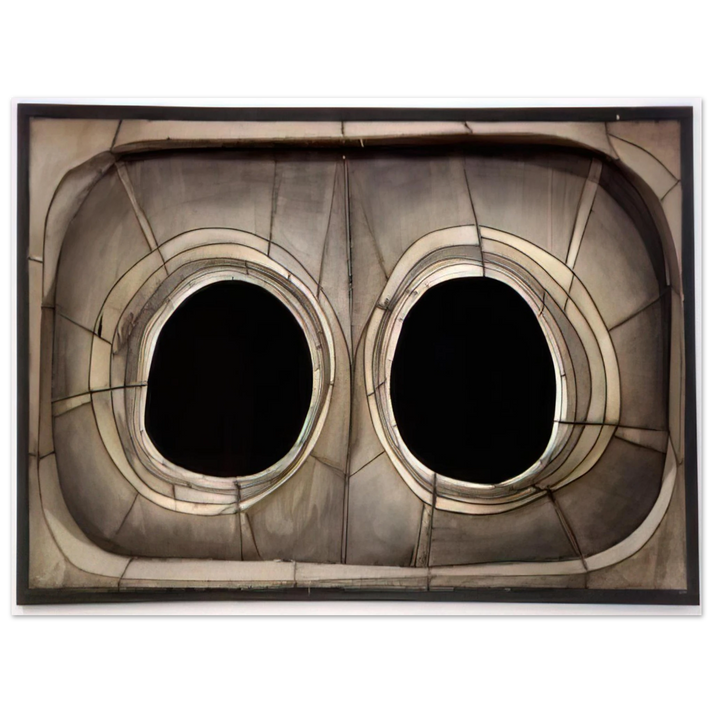 Lee Bontecou - UNTITLED 1960 75x100 cm / 30x40inches Fine Art Poster