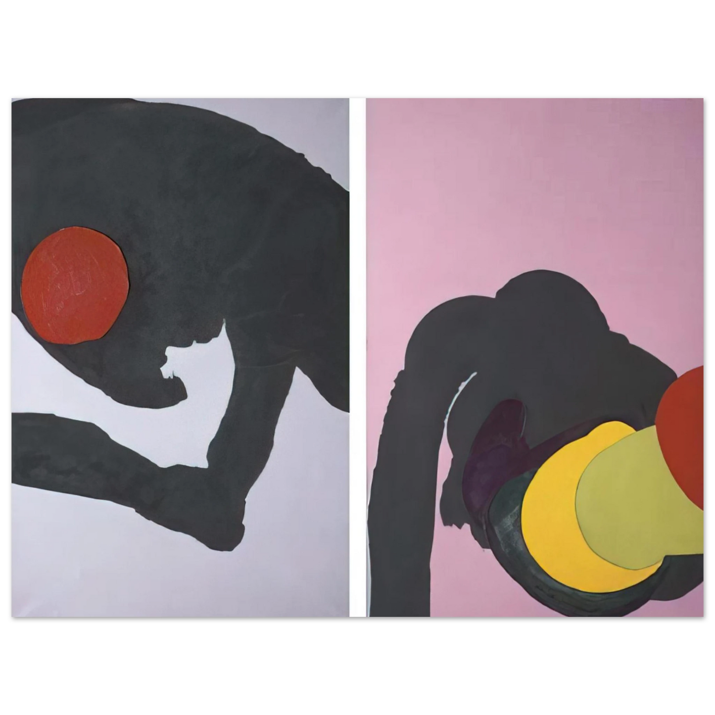 Luis Feito - 597 75x100 cm / 30x40inches Fine Art Poster