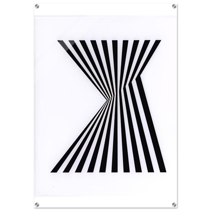 UNTITLED FRAGMENT 1 1965 - Bridget Riley Acrylic Print - 70x100 cm / 28x40″ inches
