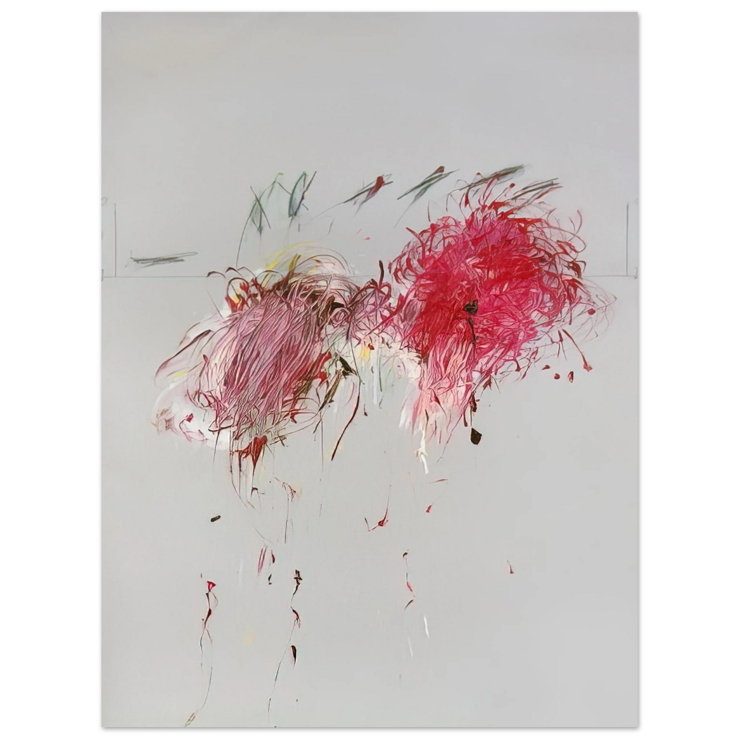 Cy Twombly - Nine Discourses on Commodus, , Part VII 75x100 cm / 30x40inches Fine Art Poster