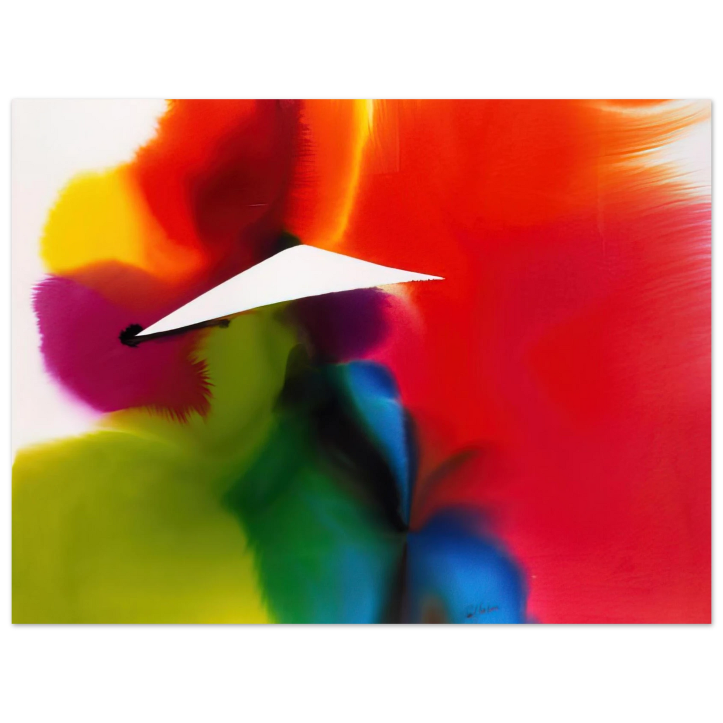 Paul Jenkins - Phenomena French West Indies - Color Field Painting, Lyrical Abstraction 75x100 cm / 30x40inches Fine Art Poster