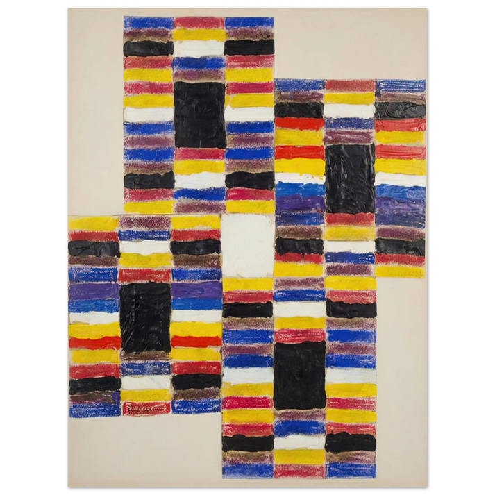 Alfred Jensen - Ascending I - 1958 75x100 cm / 30x40inches Fine Art Poster