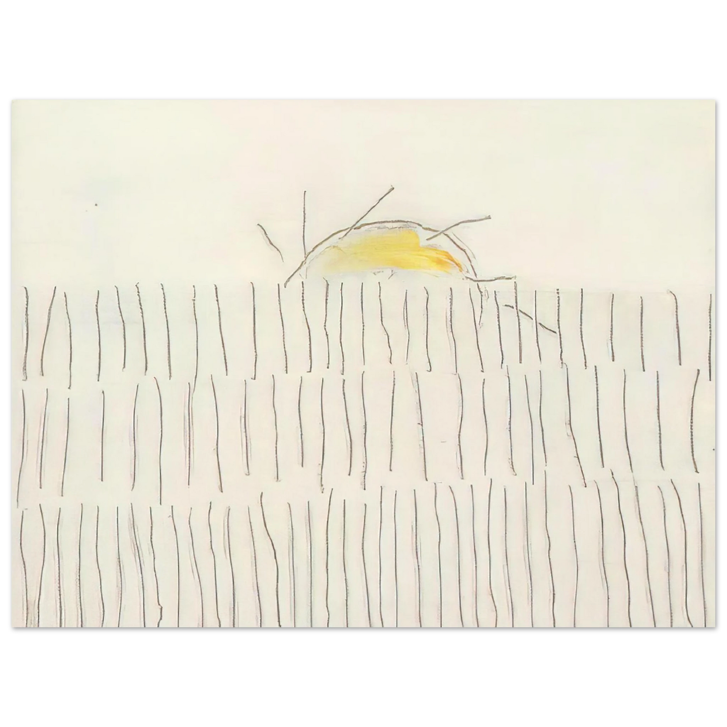 Forrest Bess - Untitled - 1966 75x100 cm / 30x40inches Fine Art Poster