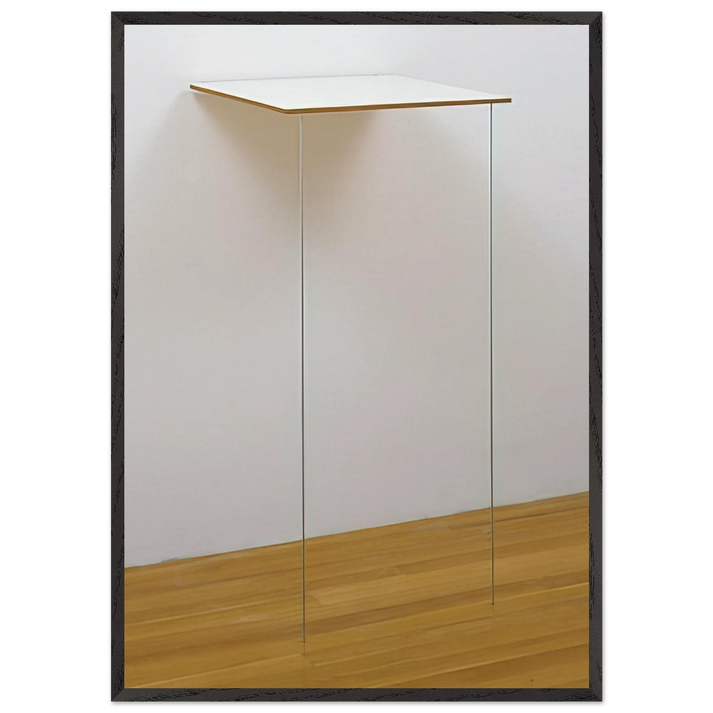 Pace - Robert Ryman 70x100 cm / 28x40 inches Framed Art Print – Black Wooden Frame