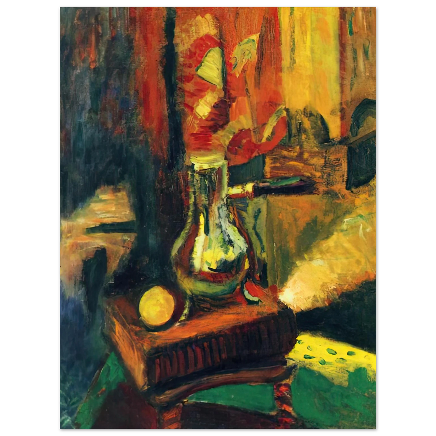 Henri Matisse - STILL LIFE WITH CHOCOLATE POT 1900 75x100 cm / 30x40inches Fine Art Poster