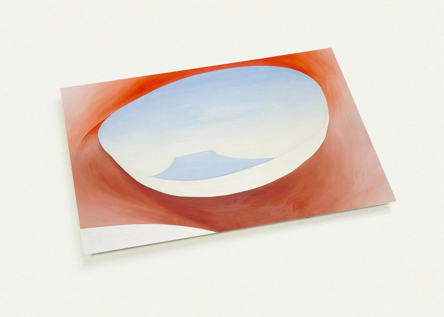 Pedernal - From the Ranch I By Georgia O'Keeffe Pack of 10 Post Cards | Georgia O'Keeffe Post Cards | A6 (10.5 x 14.8 cm) - 4.1 x 5.8 inches