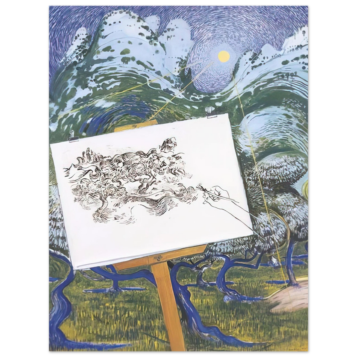 Brett Whiteley - St-Remy de Provence - 1983 75x100 cm / 30x40inches Fine Art Poster