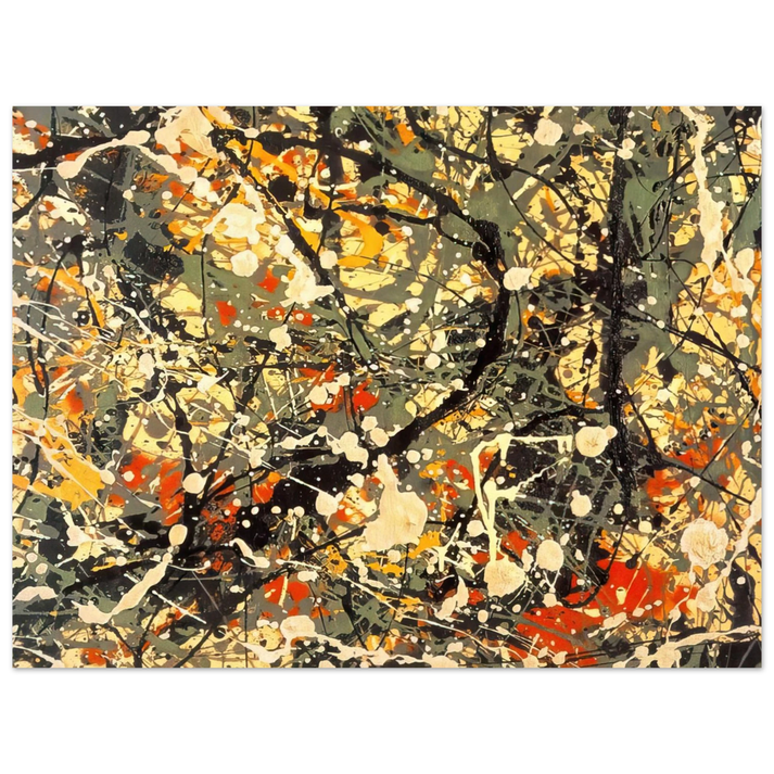 Jackson Pollock - NUMBER 8 DETAIL 75x100 cm / 30x40inches Fine Art Poster