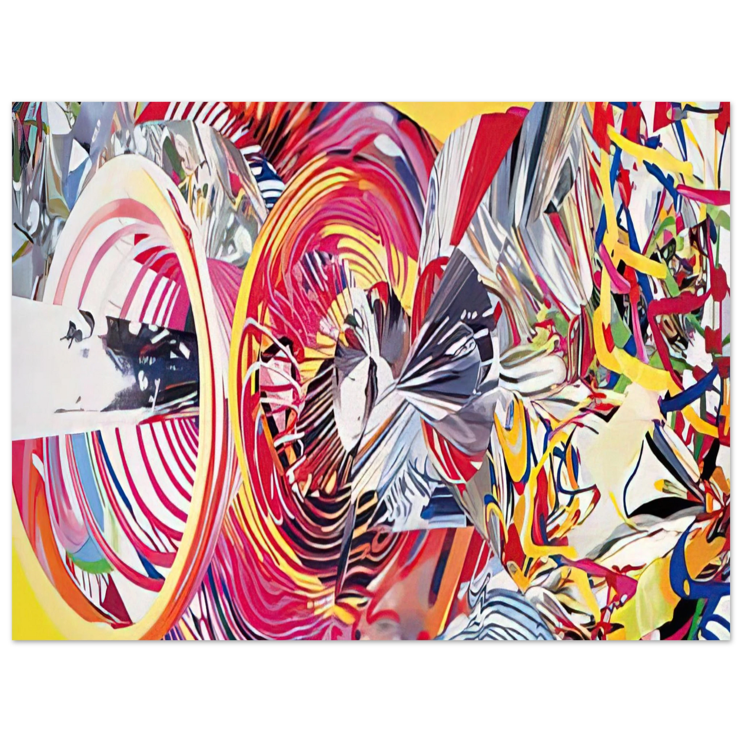 James Rosenquist - Stowaway Peers Out at the Speed of Light 75x100 cm / 30x40inches Fine Art Poster