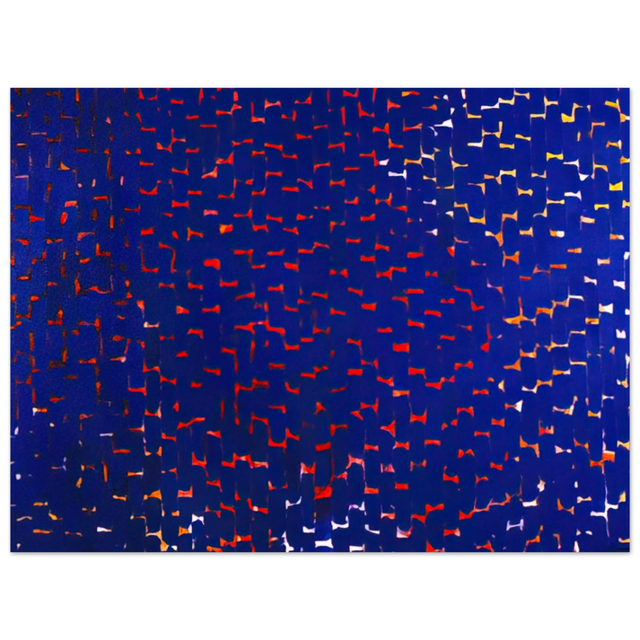 Alma Woodsey Thomas - EVENING GLOW 1972 75x100 cm / 30x40inches Fine Art Poster