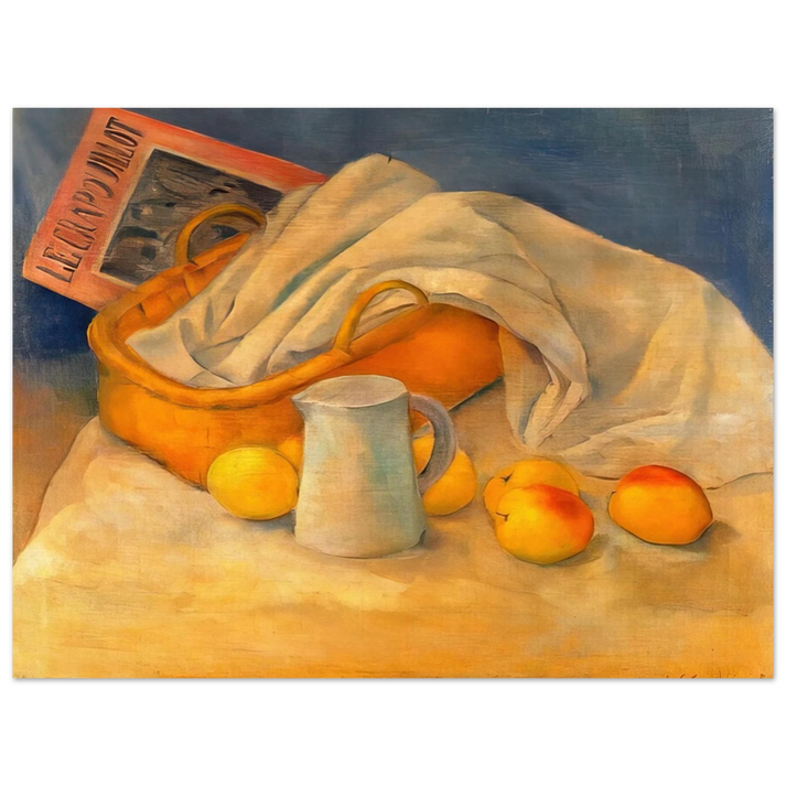 Esteban Vicente - STILL LIFE WITH LE CRAPOUILLOT 1925 75x100 cm / 30x40inches Fine Art Poster