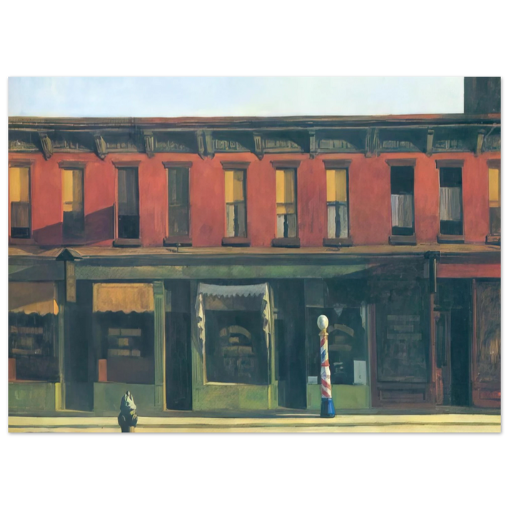 Edward Hopper - Early Sunday Morning Fine Art Poster