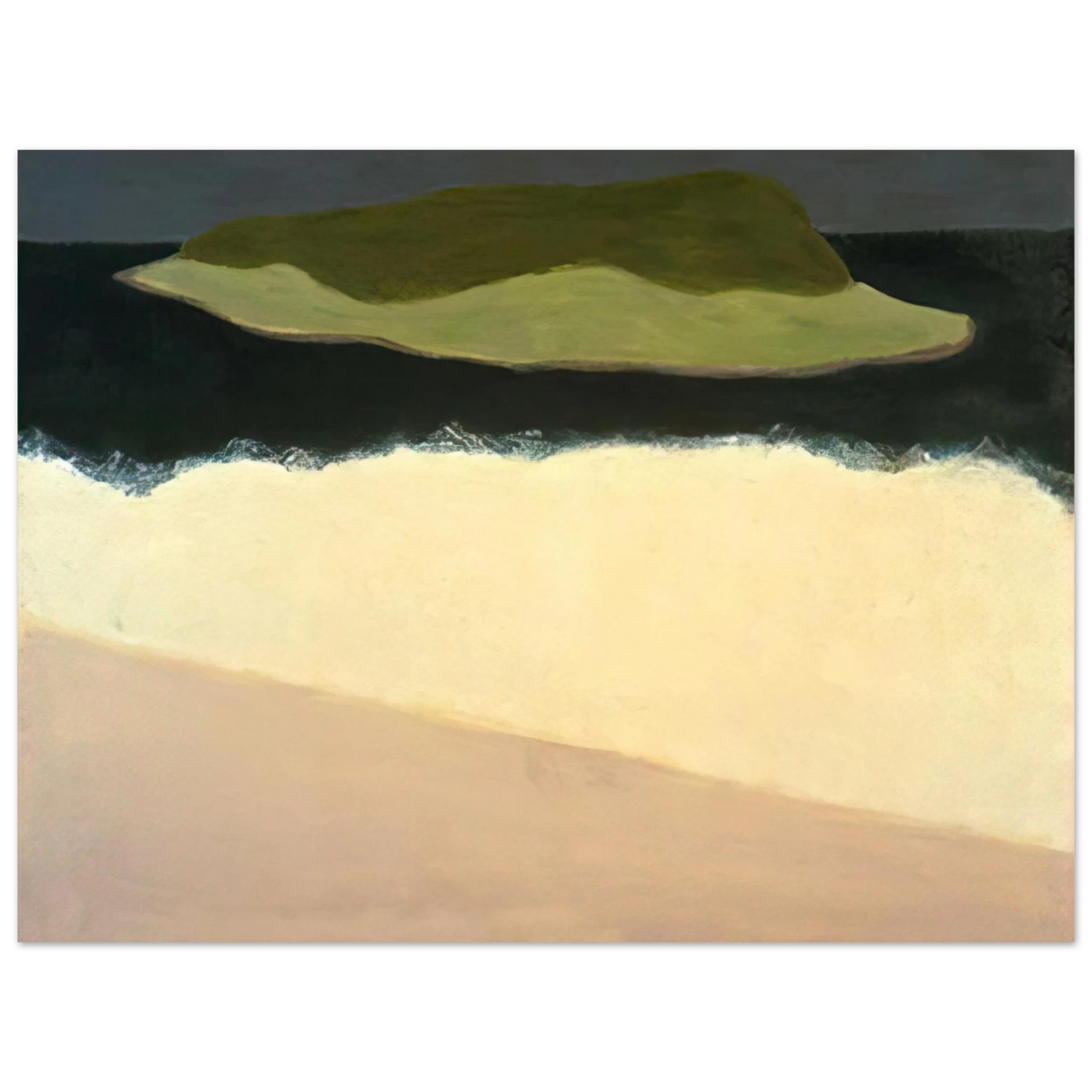 Milton Avery - Offshore Island - 1958 75x100 cm / 30x40inches Fine Art Poster