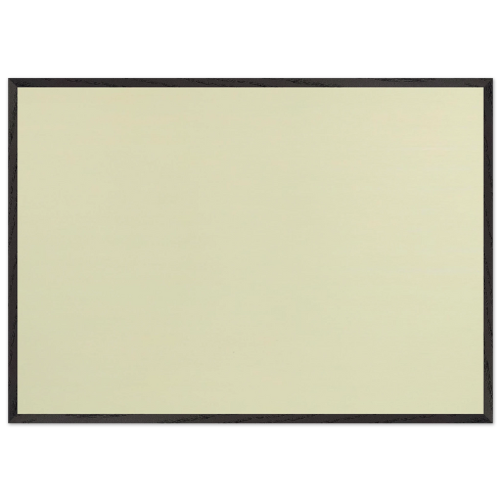 Mountain I - Agnes Martin 70x100 cm / 28x40 inches Framed Art Print – Black Wooden Frame