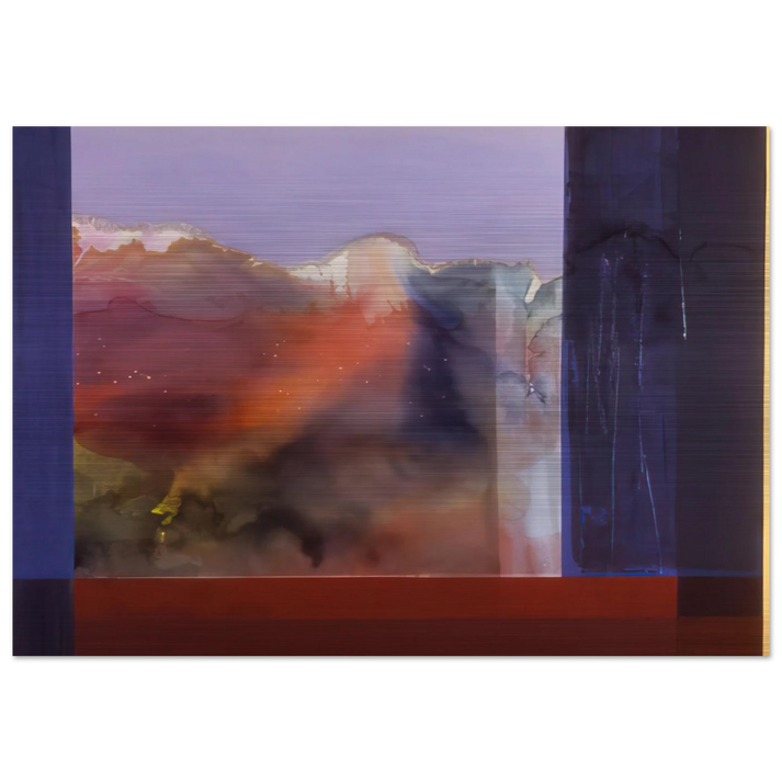 Sixteenth Century - 1985 - Ronnie Landfield Brushed Aluminum Print - 70x100 cm / 28x40 inches | Ronnie Landfield Aluminum Print | Ronnie Landfield Prints
