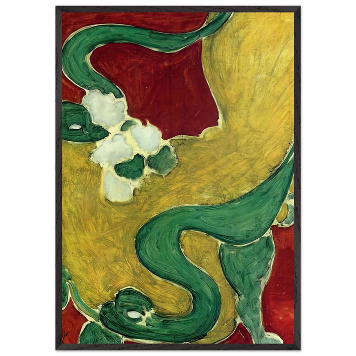 THE RACAILLE CHAIR 1946 - Henri Matisse 70x100 cm / 28x40 inches Framed Art Print – Black Wooden Frame