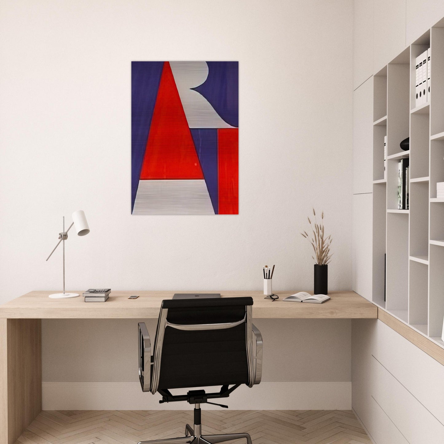 The American Art - Robert Indiana Brushed Aluminum Print - 70x100 cm / 28x40 inches | Robert Indiana Aluminum Print | Robert Indiana Prints