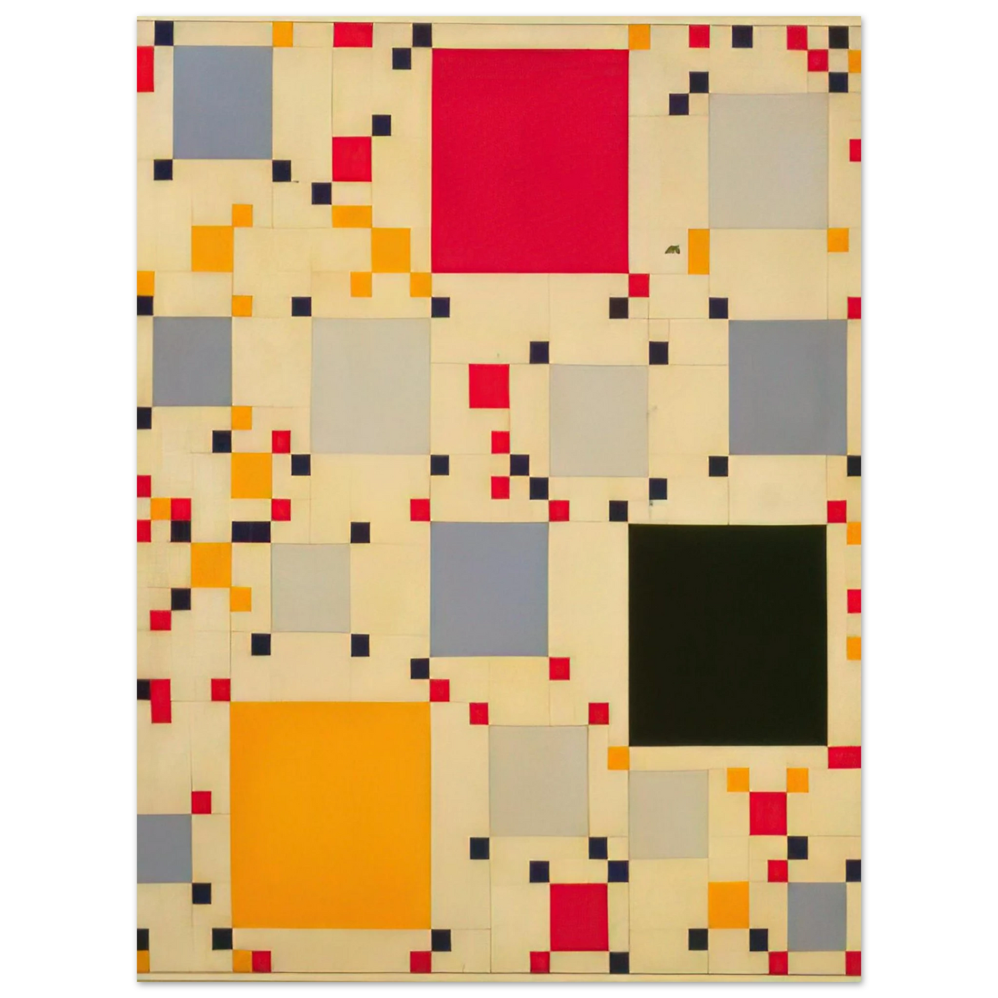Leon Polk Smith - Homage to Victory Boogie-Woogie #1 - 1946 75x100 cm / 30x40inches Fine Art Poster