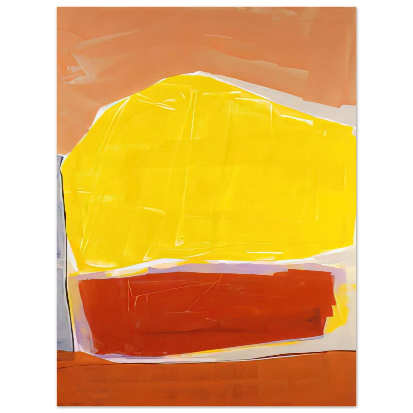 Ronnie Landfield - Loves Power - 1982 75x100 cm / 30x40inches Fine Art Poster
