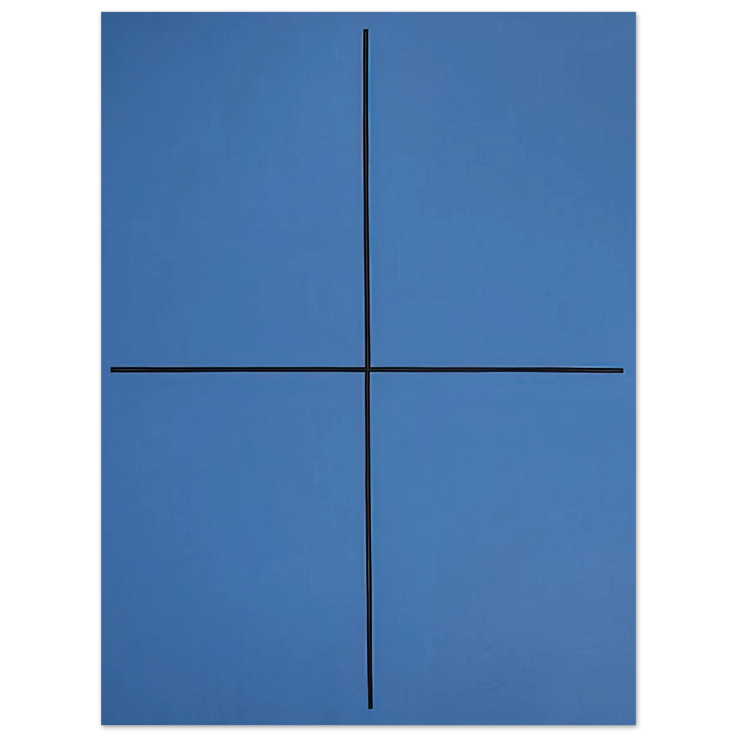 Leon Polk Smith - Event in Blue - 1994 75x100 cm / 30x40inches Fine Art Poster
