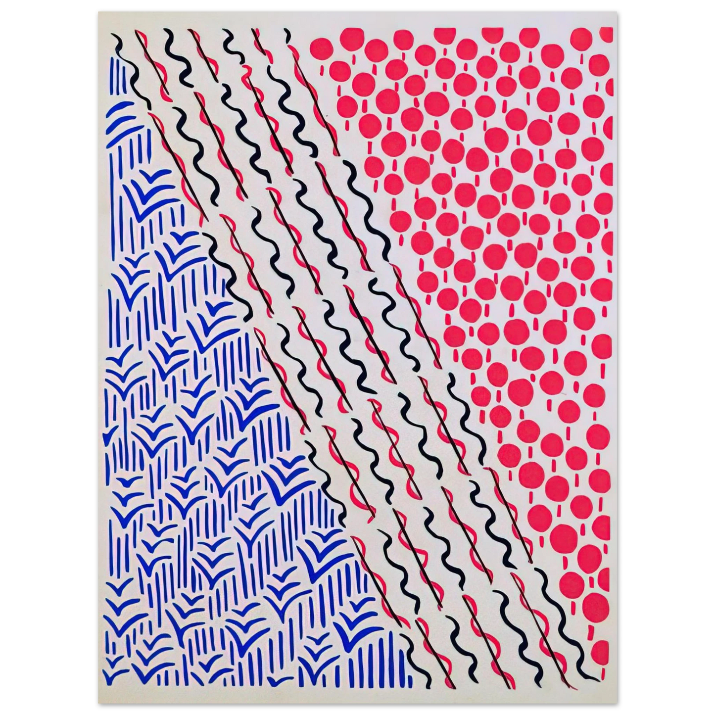 Sonia Delaunay - COMPOSITION 21 75x100 cm / 30x40inches Fine Art Poster