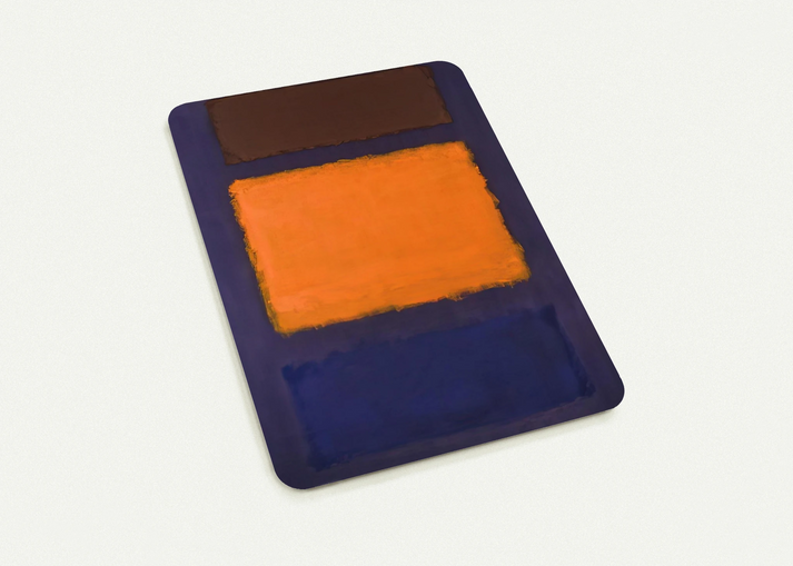 Brown, Orange, Blue on Maroon - c.1963 United States By Mark Rothko Pack of 10 Post Cards | Mark Rothko Post Cards | A6 (10.5 x 14.8 cm) - 4.1 x 5.8 inches