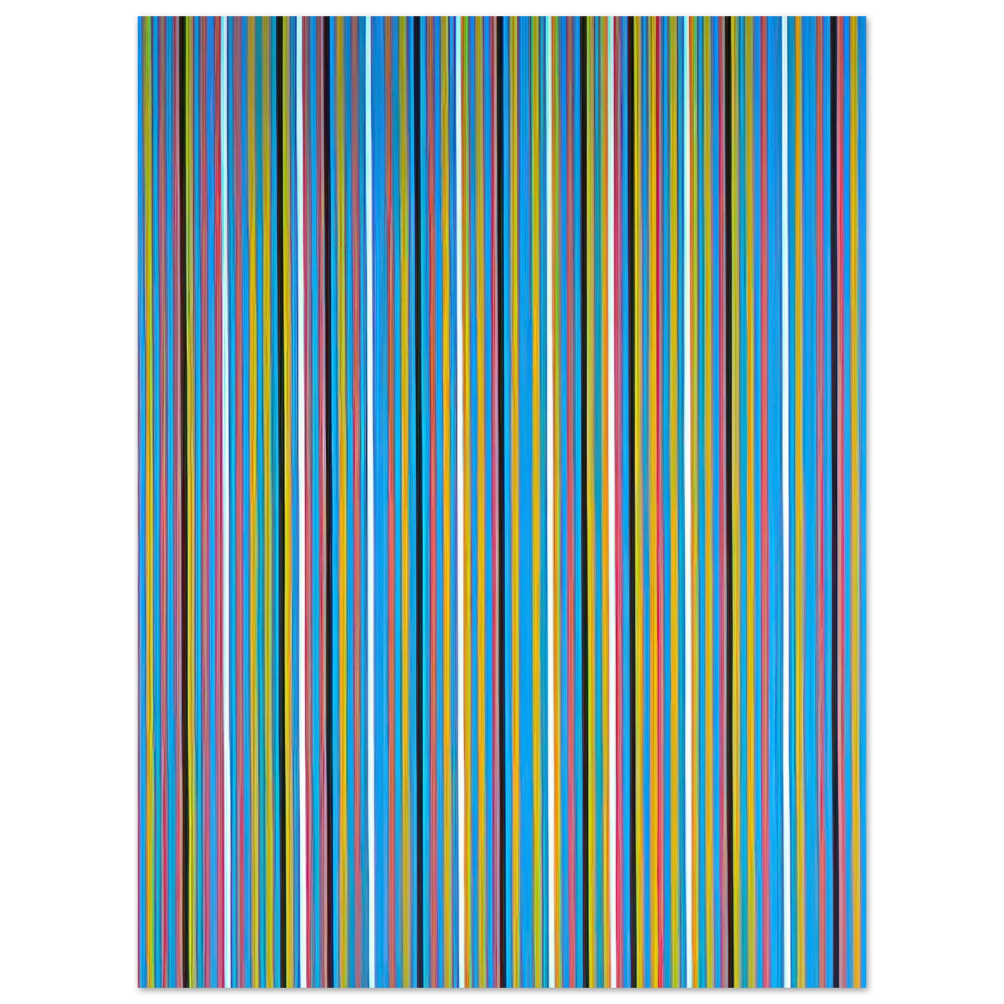 Bridget Riley - ACHEAN 1981 75x100 cm / 30x40inches Fine Art Poster