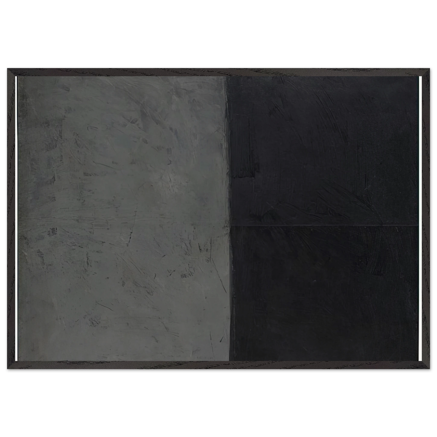 Spanish Painting - 1963 - Brice Marden 70x100 cm / 28x40 inches Framed Art Print – Black Wooden Frame