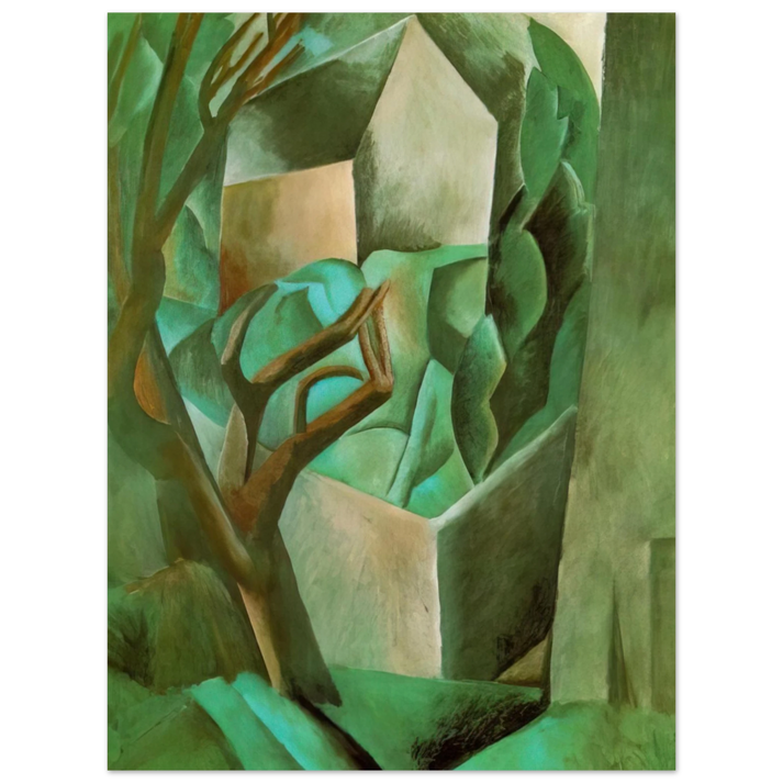 Pablo Picasso - House in the garden 75x100 cm / 30x40inches Fine Art Poster
