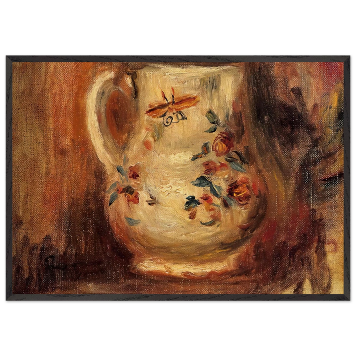 Pitcher - Pierre-Auguste Renoir 70x100 cm / 28x40 inches Framed Art Print – Black Wooden Frame