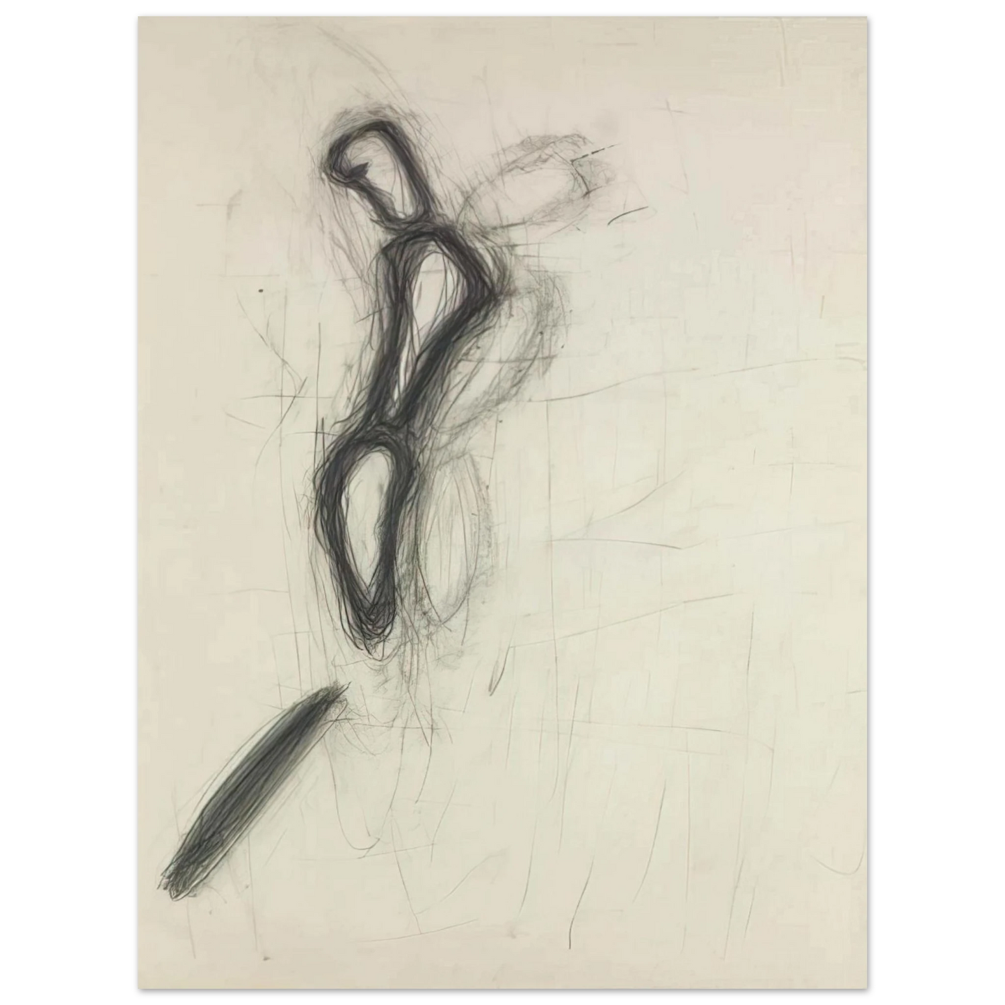 Susan Rothenberg - UNTITLED 1982 75x100 cm / 30x40inches Fine Art Poster