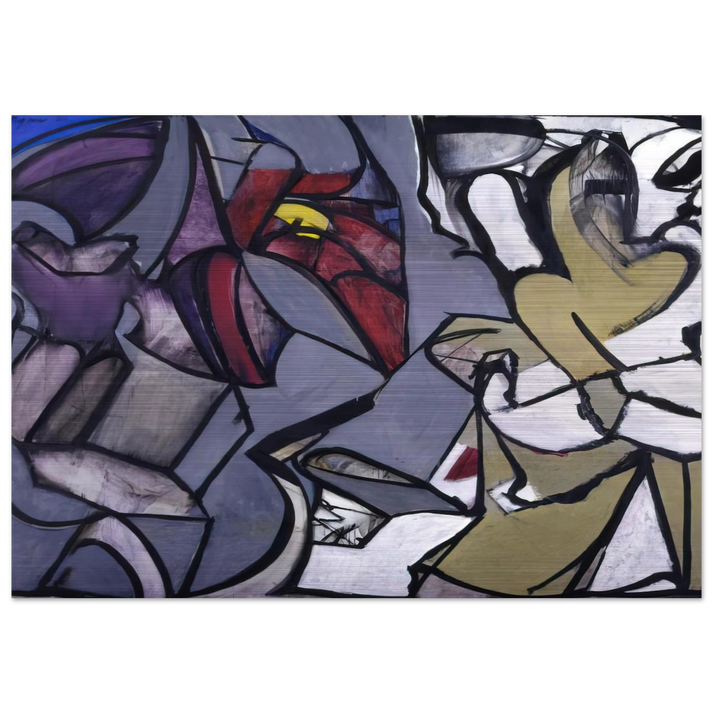FRANK OHARA 1926 1966 1964 - Grace Hartigan Brushed Aluminum Print - 70x100 cm / 28x40 inches | Grace Hartigan Aluminum Print | Grace Hartigan Prints